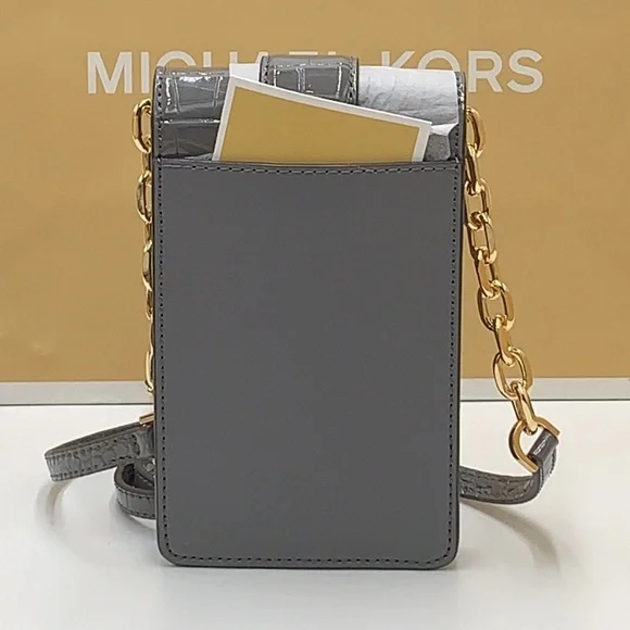 Brand New with Tag
Michael Kors Carmen Small NS Phone XBODY HairCalf Grey Multi - Picture 13 of 16